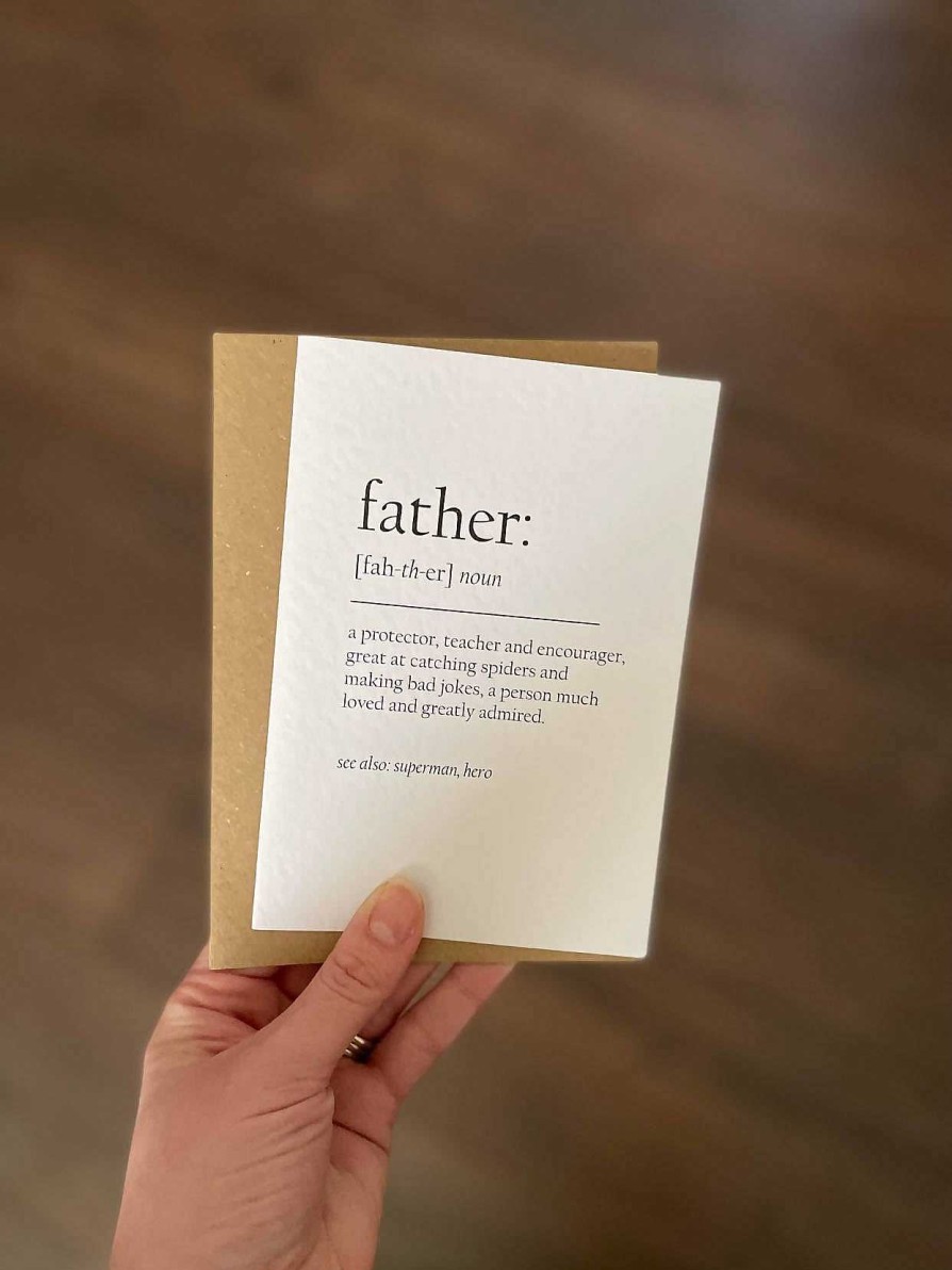 Gifts Ada Rose Design | Father Definition Card