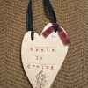 Ceramics & Pottery Seafan Ceramics | Ceramic Christmas Hanger