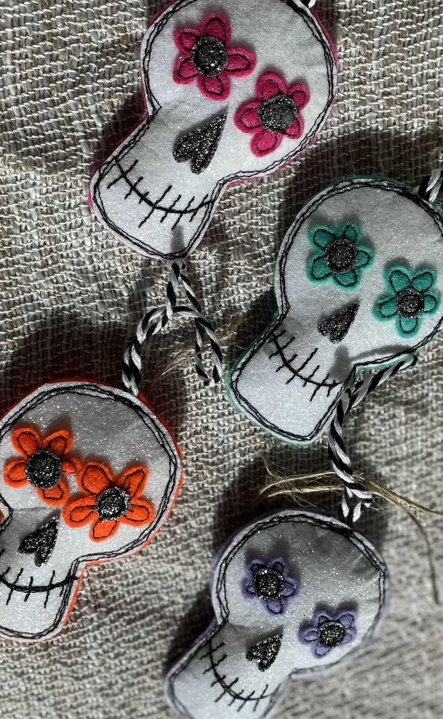 Gifts Coco Clementine | Colourful Skull Decoration