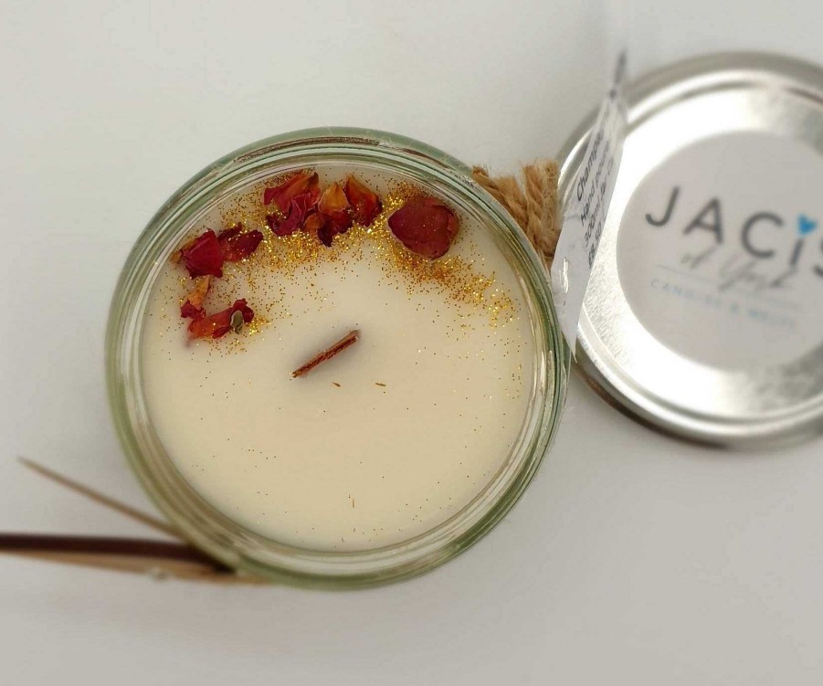 Gifts Jacis of York | Jacis Of York: Champagne & Rose Petals Scented Candle