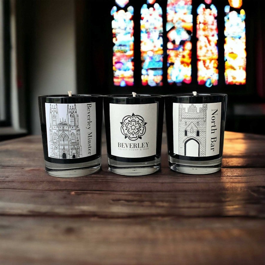 Gifts Edge of the Wolds | Beverley X 3 Scented Votive Candle Collection 3X75G