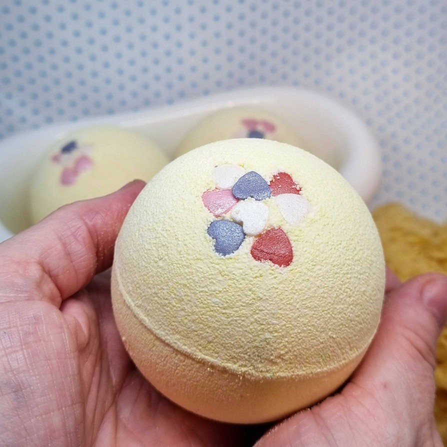 Gifts Little Shop of Lathers | Champagne Kisses Luxury Bath Bomb