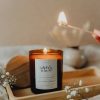 Gifts Ralph & Forest | Japanese Plum & Rhubarb Coco Soy Wax Candle 220G - 50 Hour Burn Time