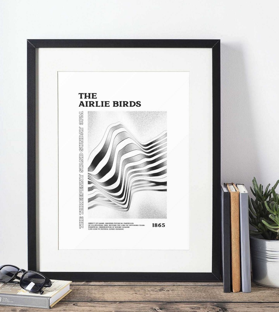 Gifts Originallyt Designs | Hull Fc - Inspired Psychedelic Art Print In White