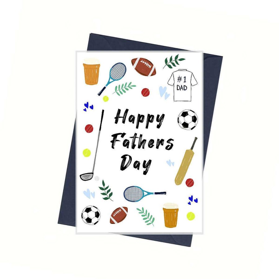 Gifts Holly Greenwood Design | Happy Fathers Day Card