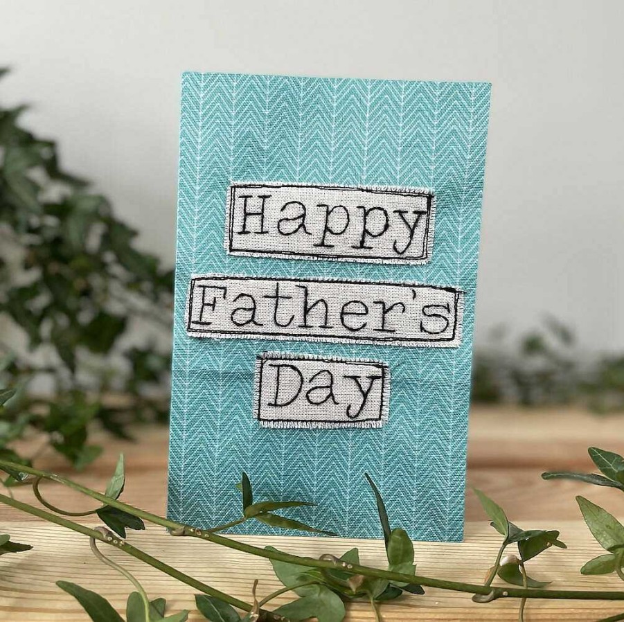 Gifts Chloe Reanne Embroidery | Happy Father'S Day Card