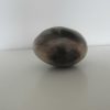 Ceramics & Pottery Down to Earth Ceramics | Smoke Fired Pebble Form With Leaf Impression