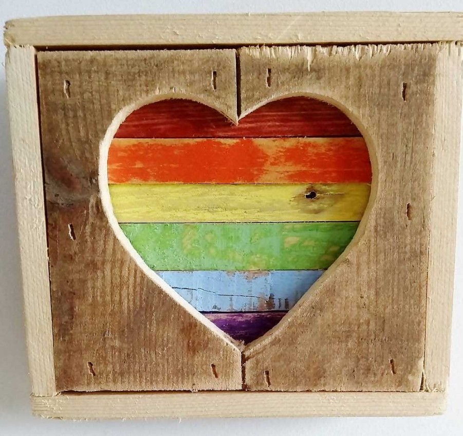 Gifts GPlank Furniture | Mini Rainbow Heart