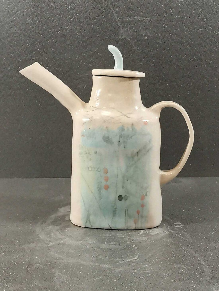 Ceramics & Pottery Kissed Frog Pottery | 0322 Hazy Days Teapot