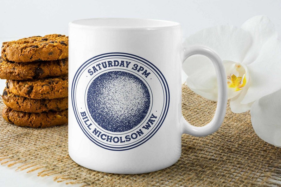 Gifts Originallyt Designs | Tottenham Hotspur - Inspired Psychedelic Circle Design Mug