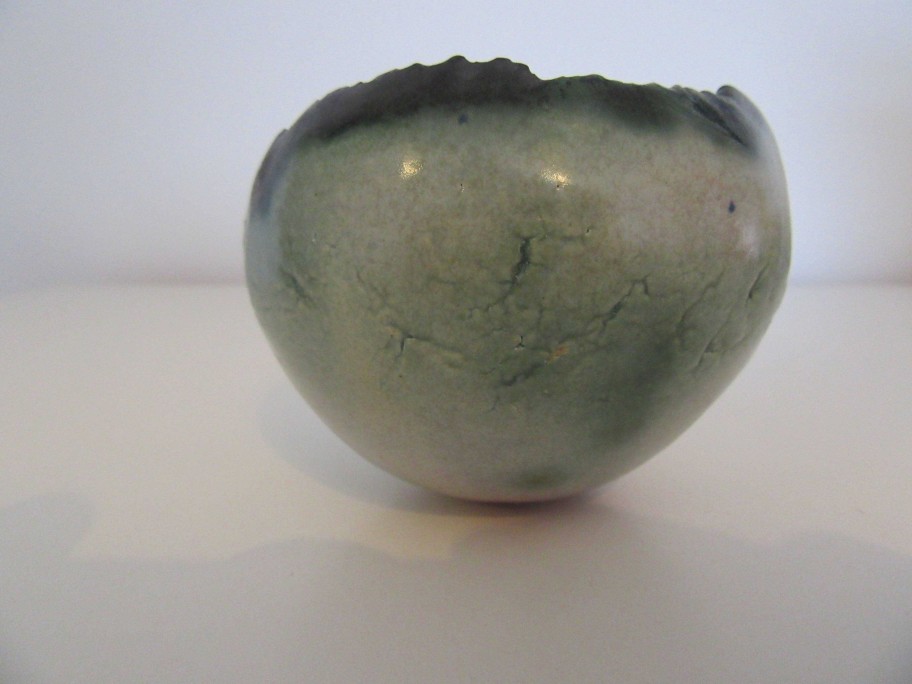 Ceramics & Pottery Down to Earth Ceramics | Green Rocking Rock Pool Pot