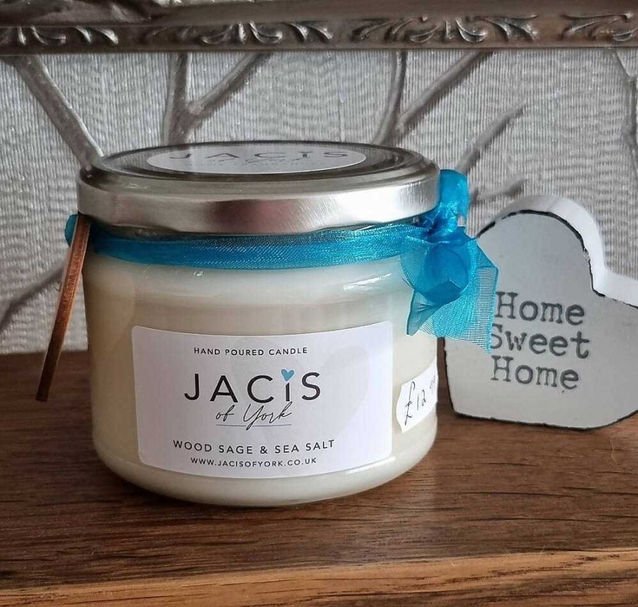 Gifts Jacis of York | Jacis Of York - Wood Sage & Sea Salt Scented Candle 250Ml