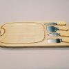 Gifts Westfield Oak Design | Cheese Board With 4 Knives - 1032