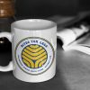 Gifts Originallyt Designs | Leeds United - Inspired Psychedelic Boomerang Circle Design Mug