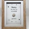 Gifts Pebble Art Design | Mummy We Love You To The Moon - Small