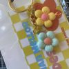 Accessories The Mellors Create | Flower Keyring Yellow And Green