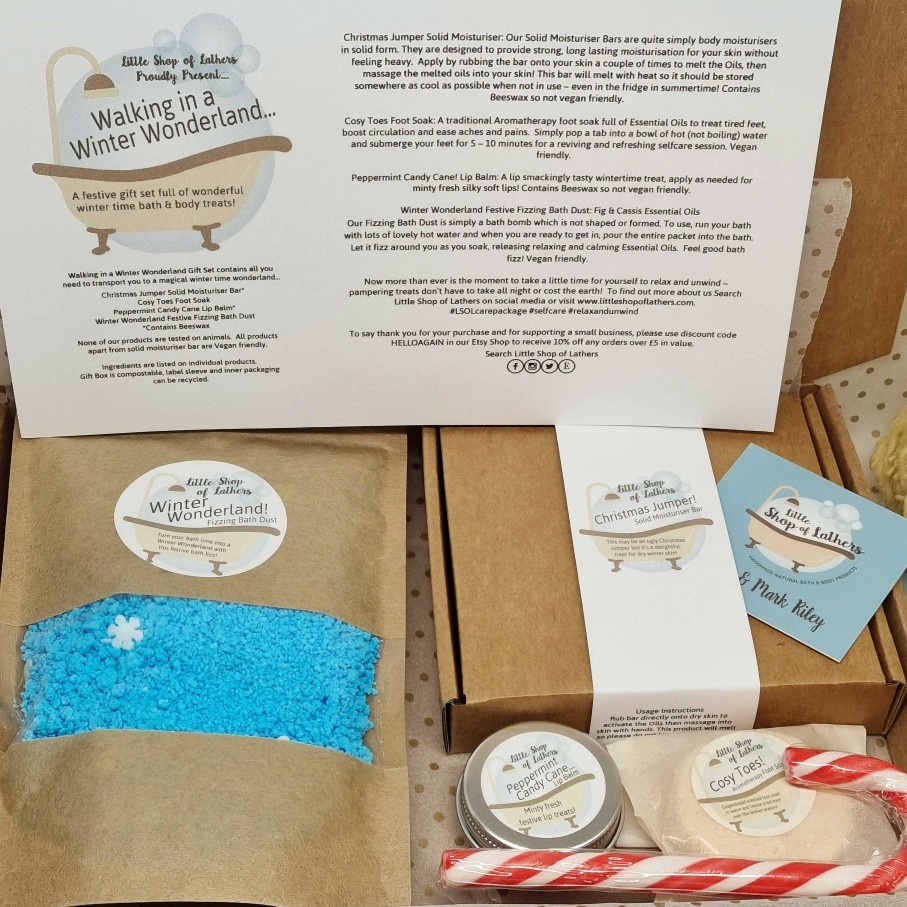 Bath & Body Little Shop of Lathers | Walking In A Winter Wonderland Gift Set