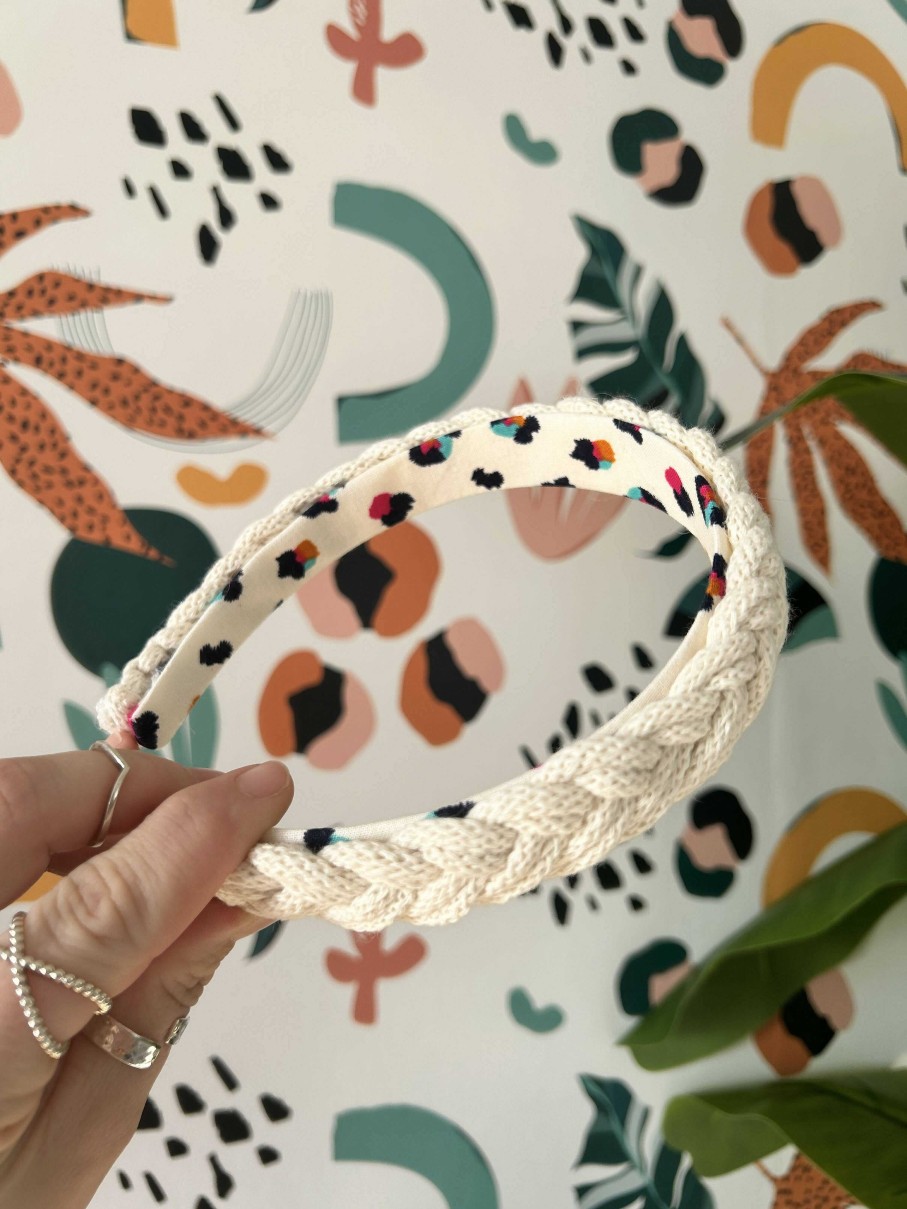 Accessories Loppys Lock Up | Macrame Headband-Natural