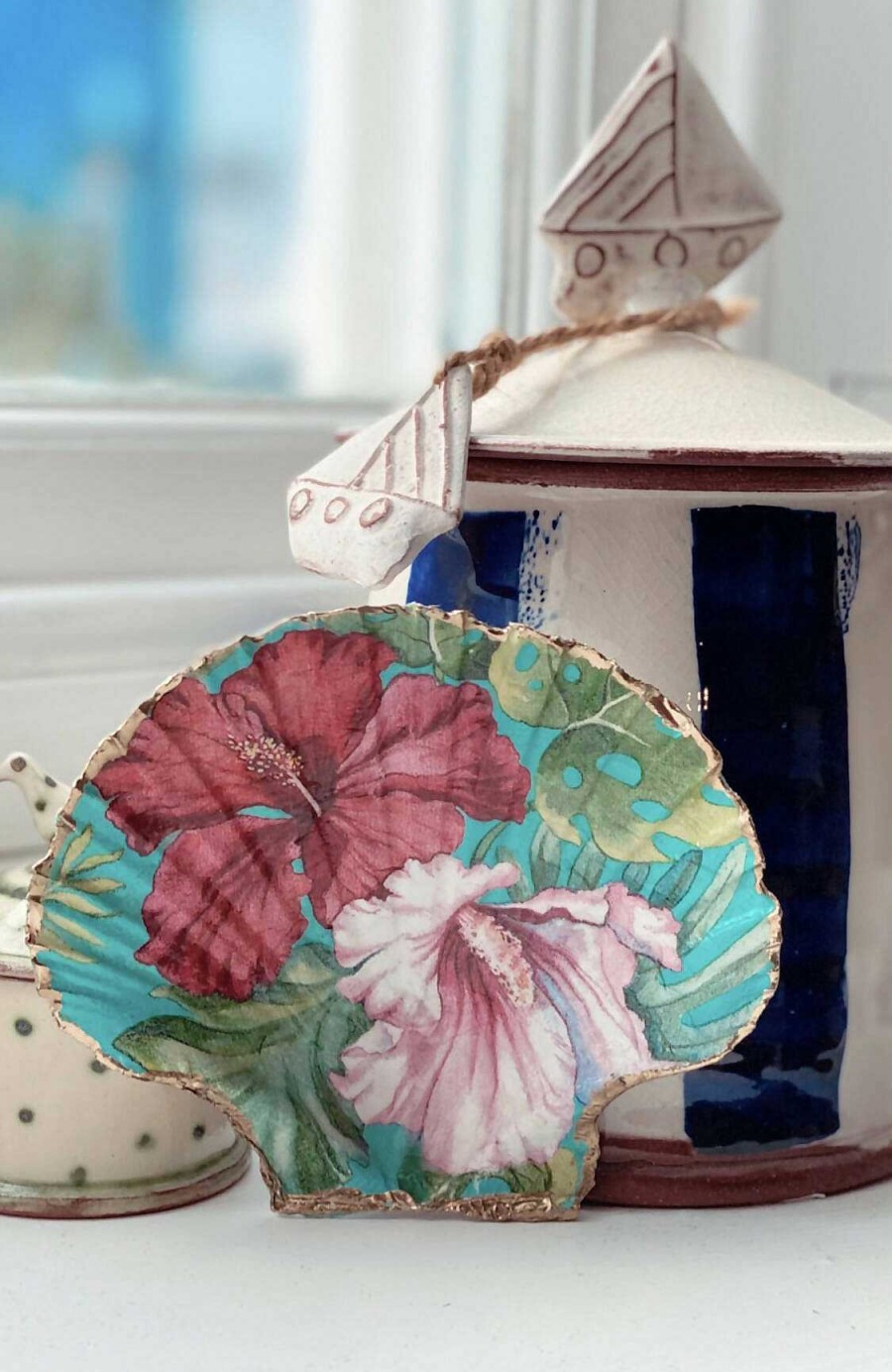 Gifts Periwinkle Shells | Hibiscus Scallop