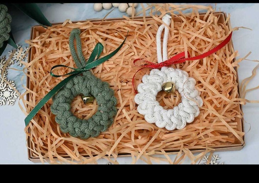 Accessories SujuMade | Mini Wreath In White