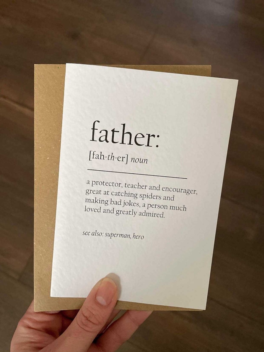 Gifts Ada Rose Design | Father Definition Card