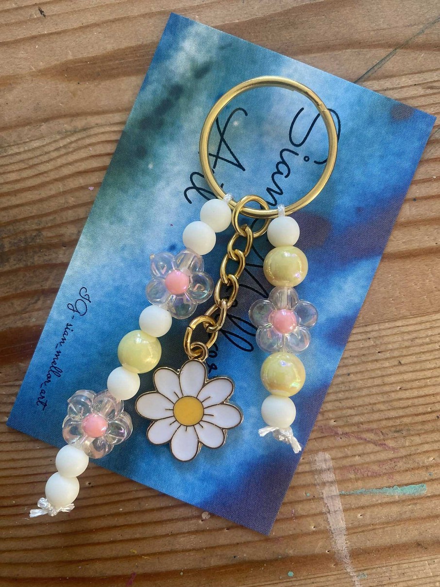 Accessories The Mellors Create | Flower Bead Keyring