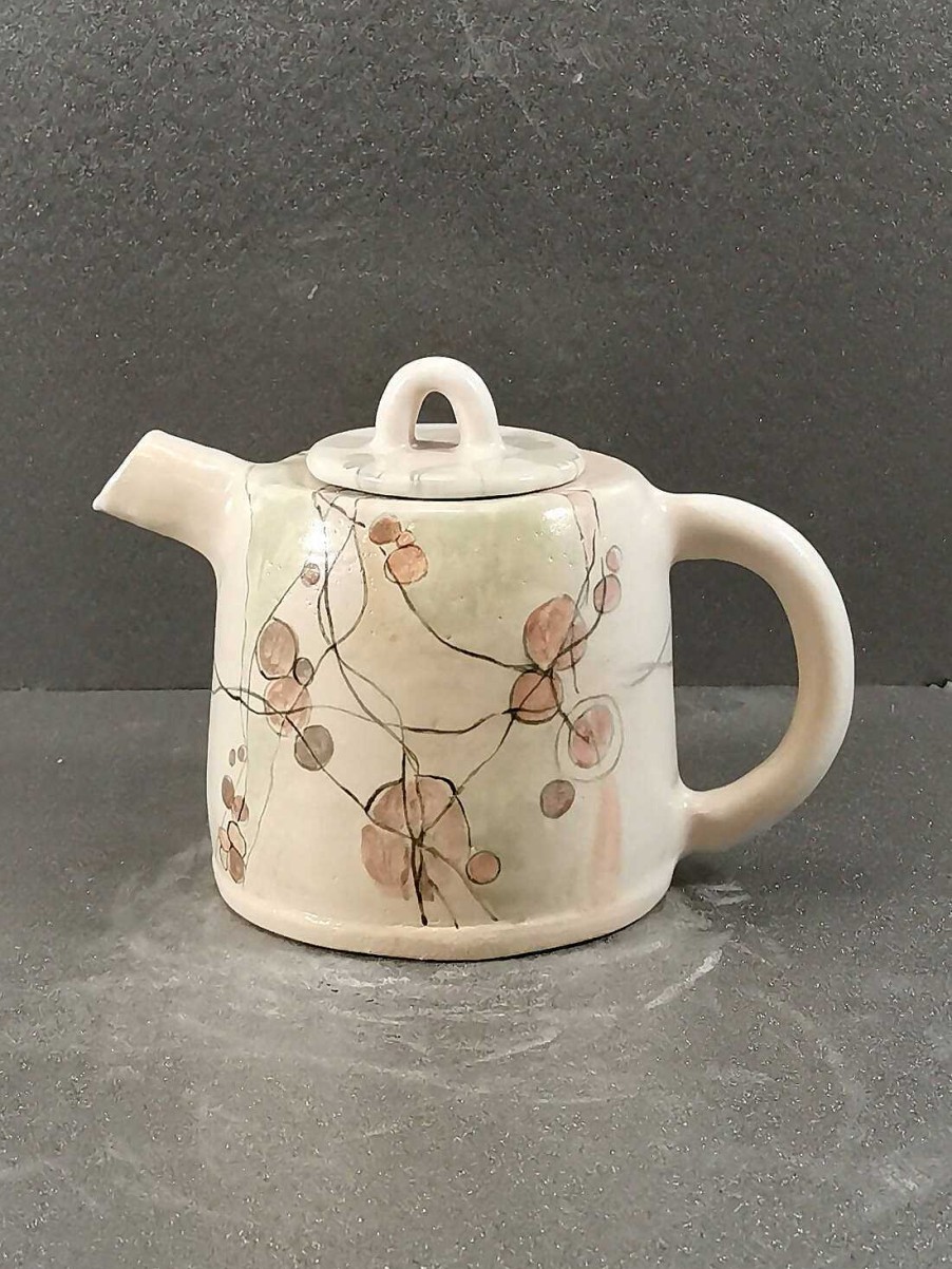 Ceramics & Pottery Kissed Frog Pottery | 0326 Float Downstream Teapot