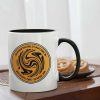 Gifts Originallyt Designs | Hull City - Inspired Psychedelic - Oil Design - 11Oz Mug