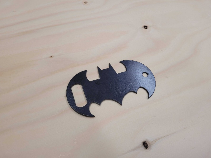 Gifts Westfield Oak Design | Black Metal Batman Bottle Opener