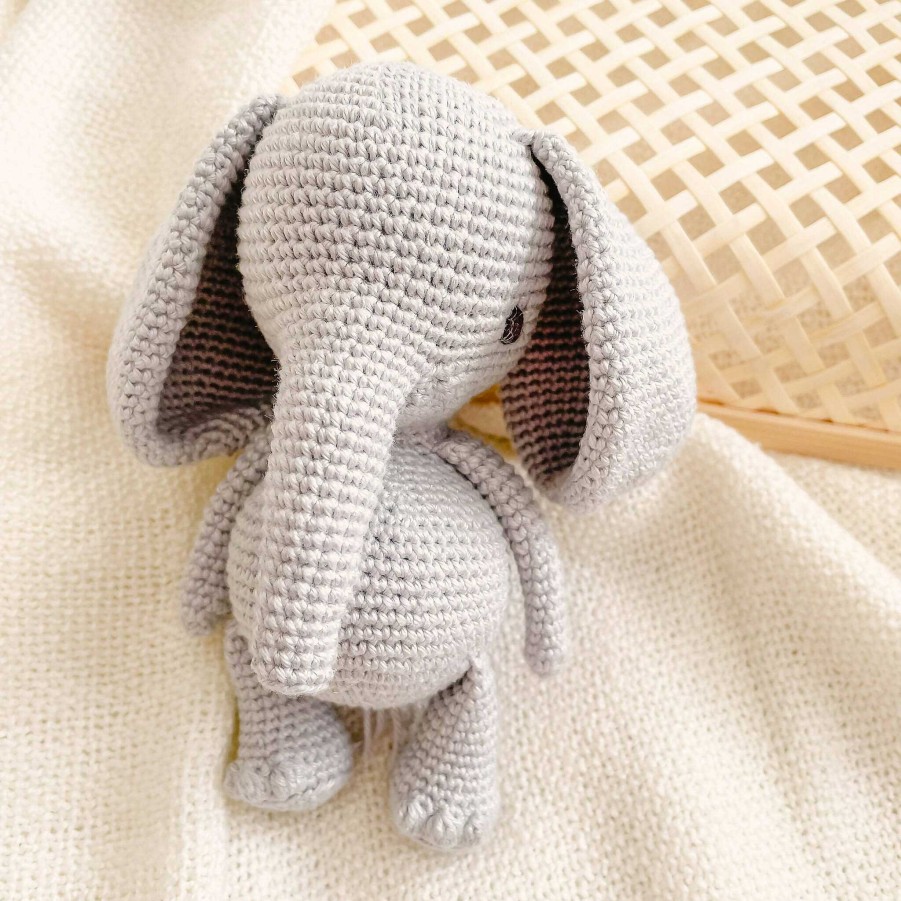 Gifts Miniwhale Studio | Crochet Elephant Toy / Ukca-Ce Certified