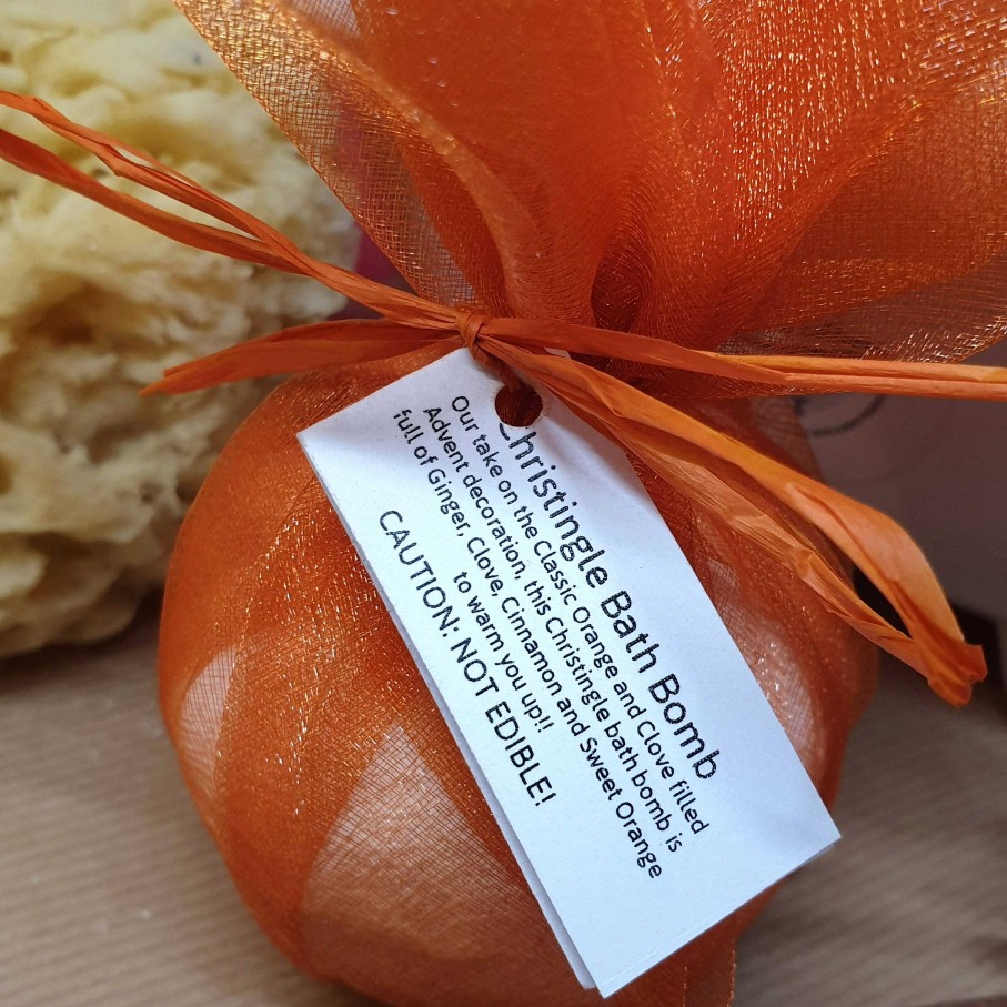 Gifts Little Shop of Lathers | Christingle Bath Bomb