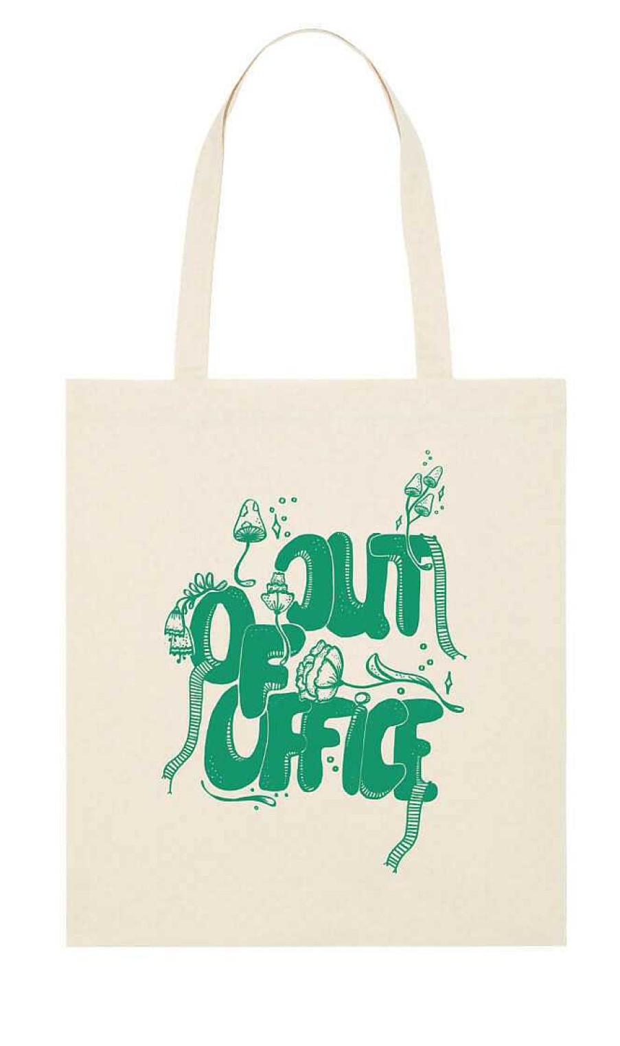 Accessories Good Day Printing | Out Of Office- Screenprinted Organic Cotton Tote