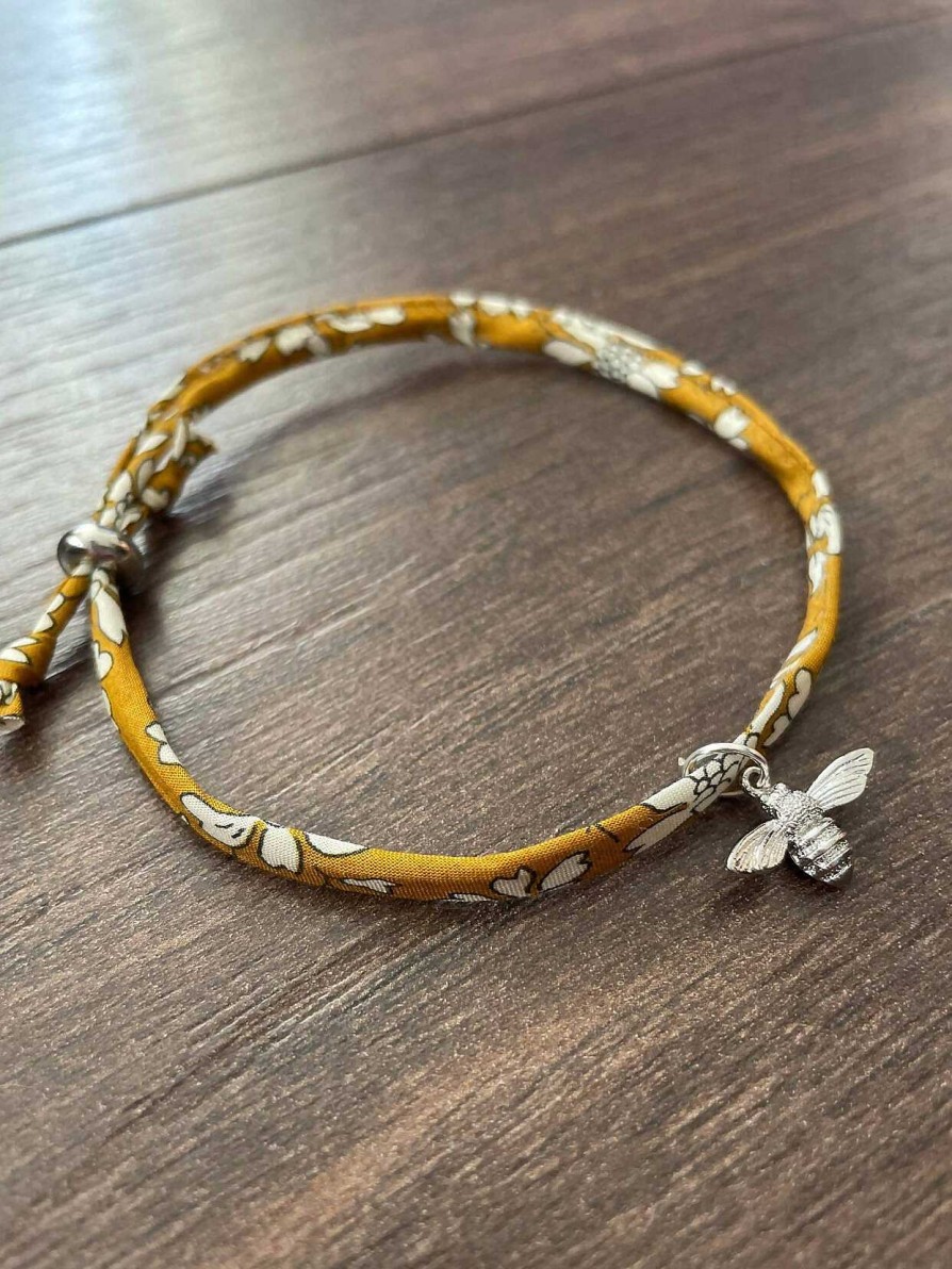 Gifts Ada Rose Design | Liberty Charm Bracelet - Mustard