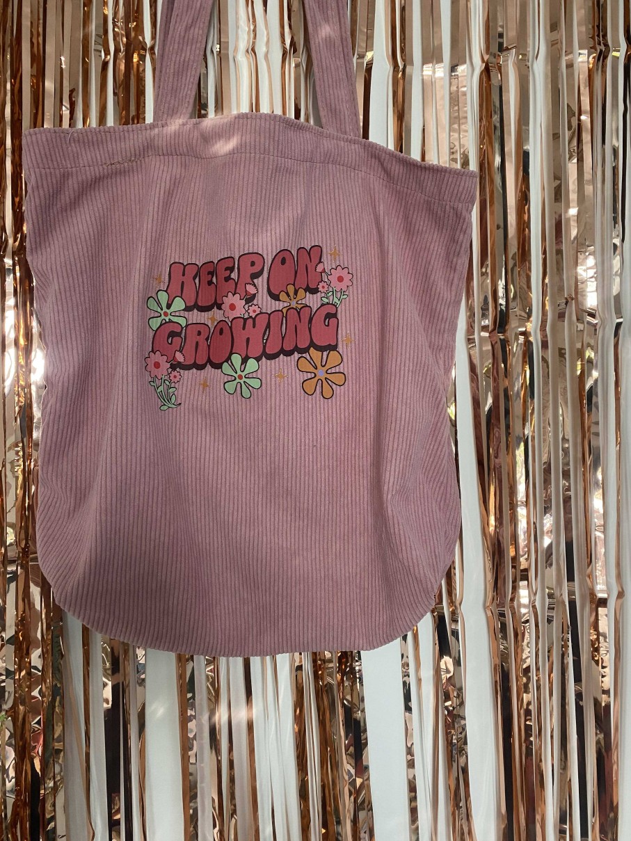 Accessories The Mellors Create | Keep On Growing Pink Tote