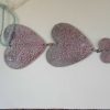 Ceramics & Pottery Down to Earth Ceramics | Stoneware 3 Heart Hanger