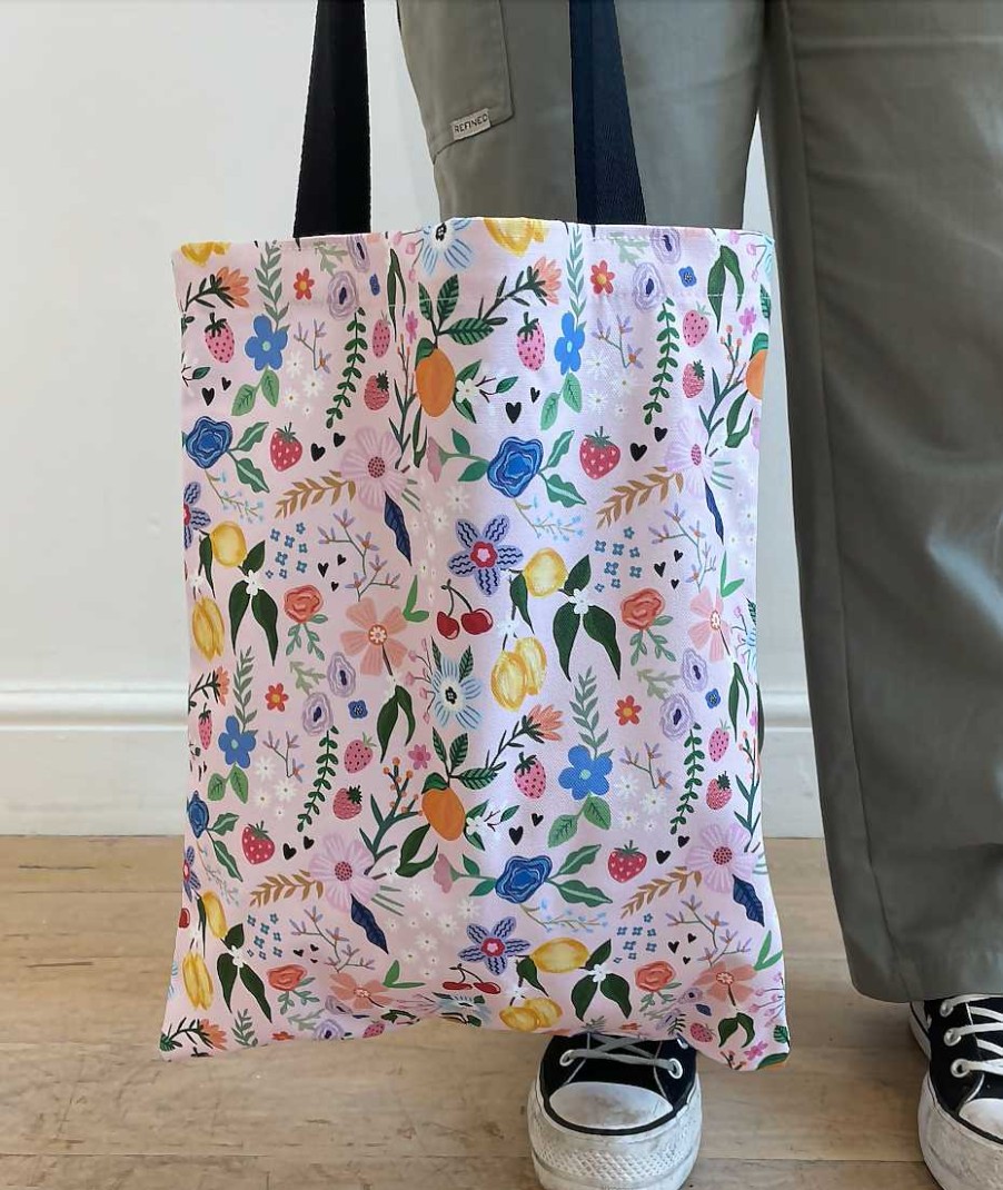 Accessories Holly Greenwood Design | Fruity Floral Tote Bag