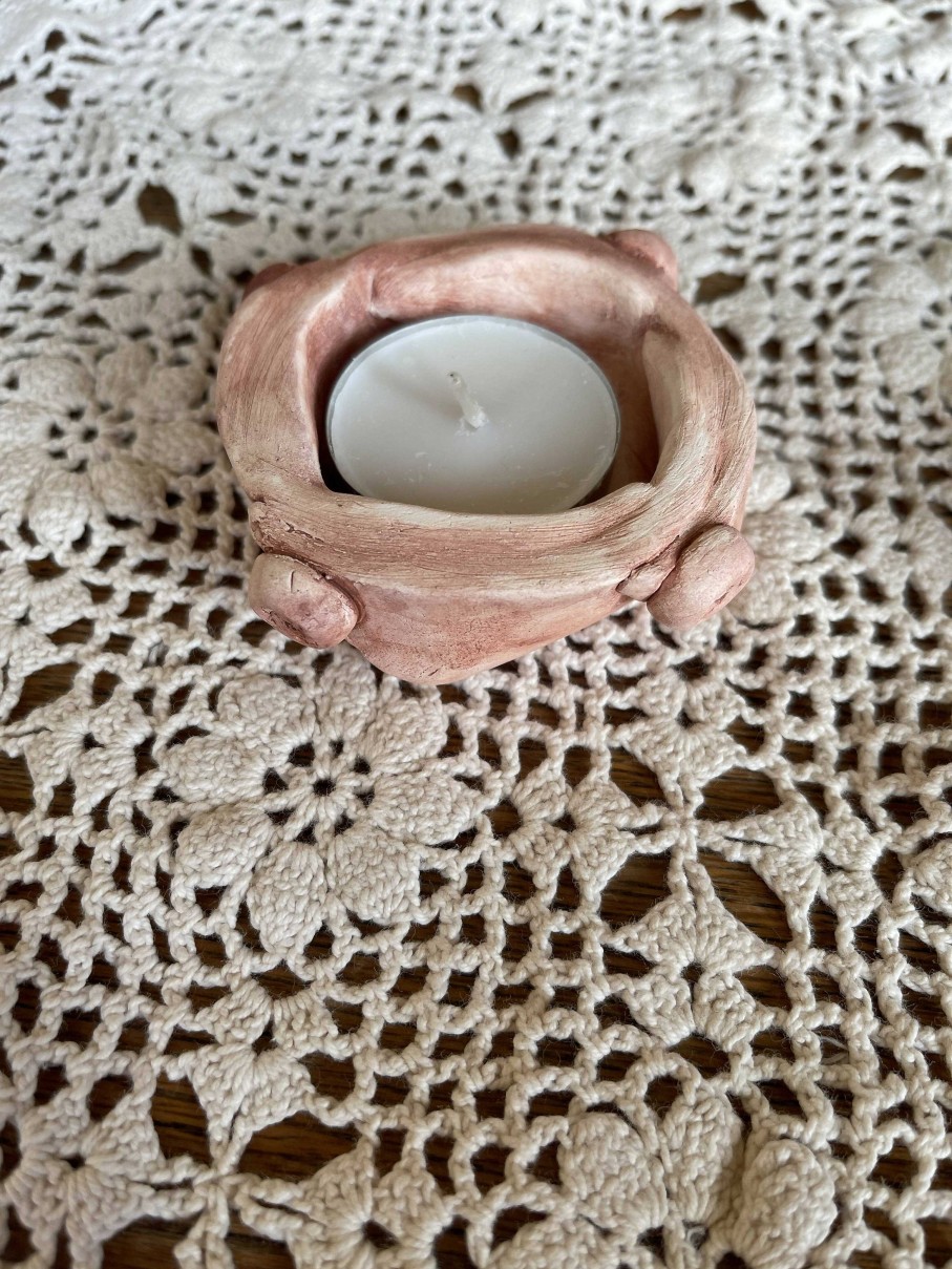 Ceramics & Pottery Seafan Ceramics | Ceramic Trinket Dish/ T Light Holder