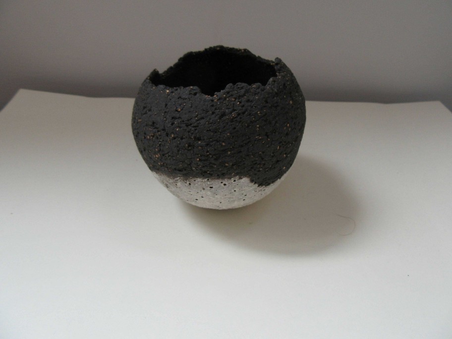 Ceramics & Pottery Down to Earth Ceramics | Black Stoneware Rocking Pot