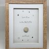 Gifts Pebble Art Design | Love You To The Moon - Medium