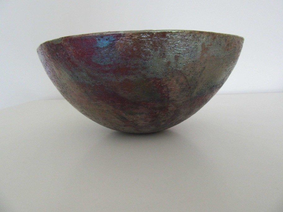 Ceramics & Pottery Down to Earth Ceramics | Large Raku Bowl