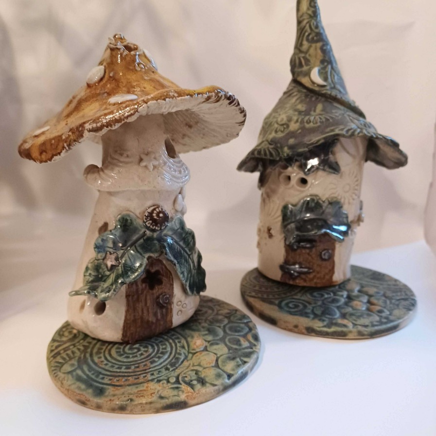 Ceramics & Pottery Pentangle Pottery | Fairy House