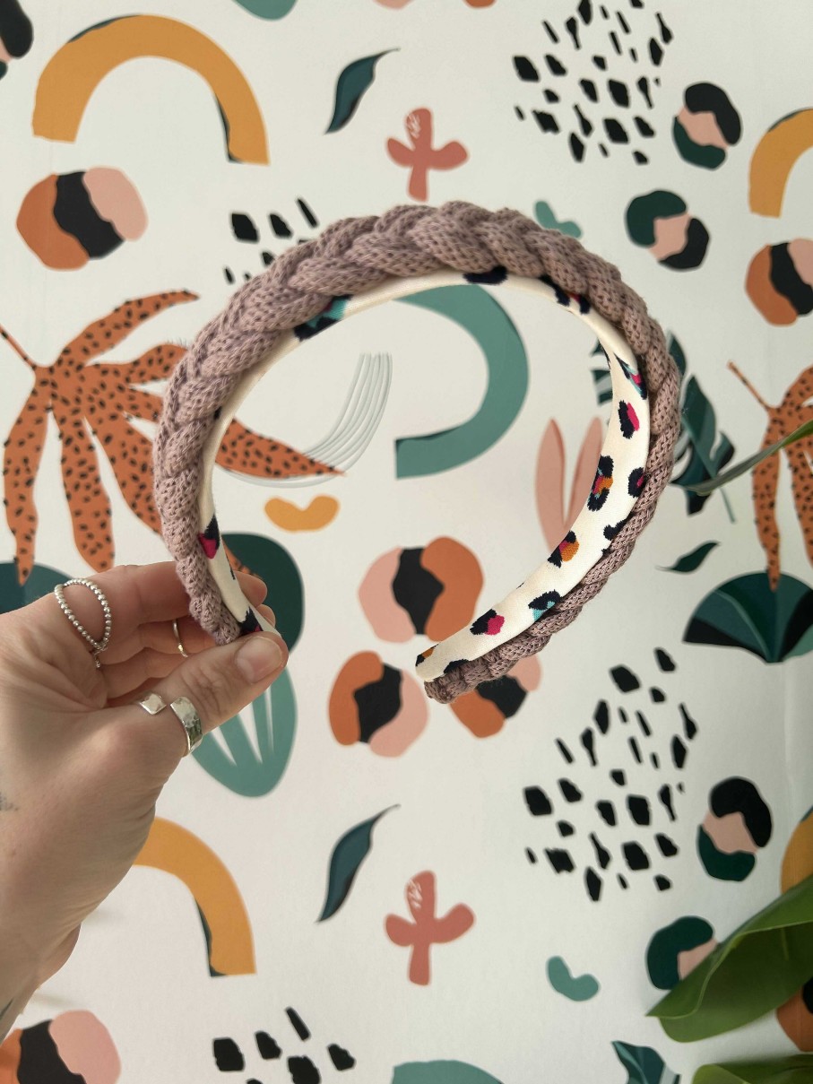 Accessories Loppys Lock Up | Macrame Headband-Mauve