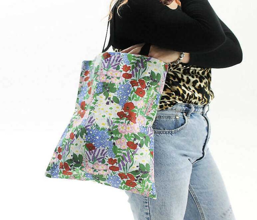 Accessories Holly Greenwood Design | British Wildflower Print Tote Bag