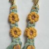 Accessories SujuMade | Sunflower Macrame Keyring