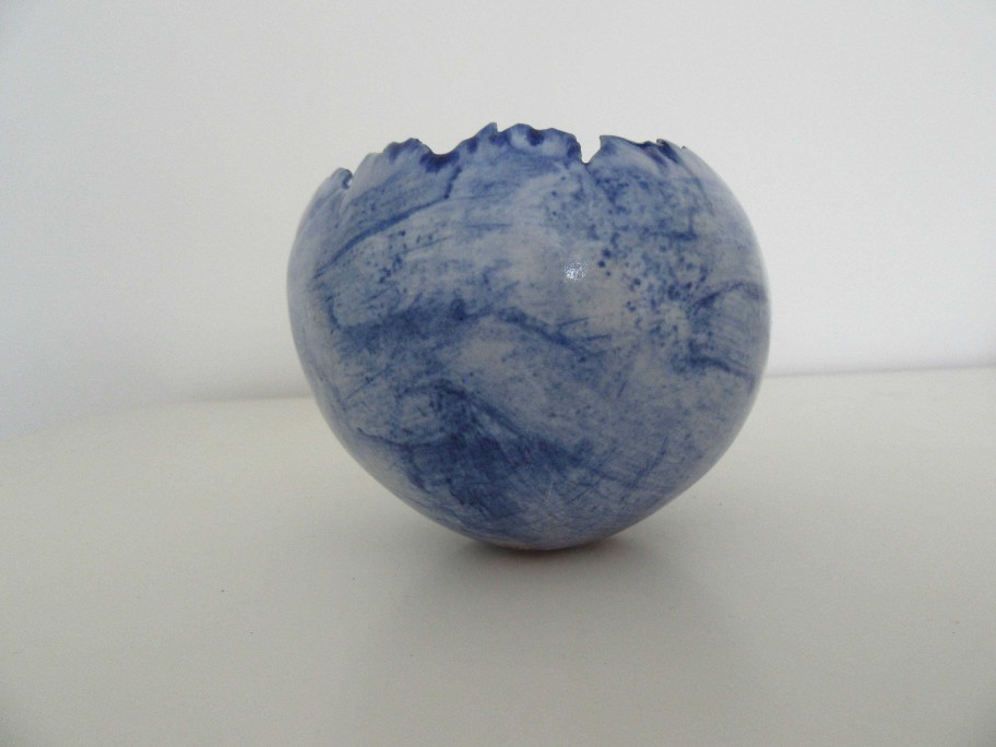 Ceramics & Pottery Down to Earth Ceramics | Blue Rocking Rockpool Pot