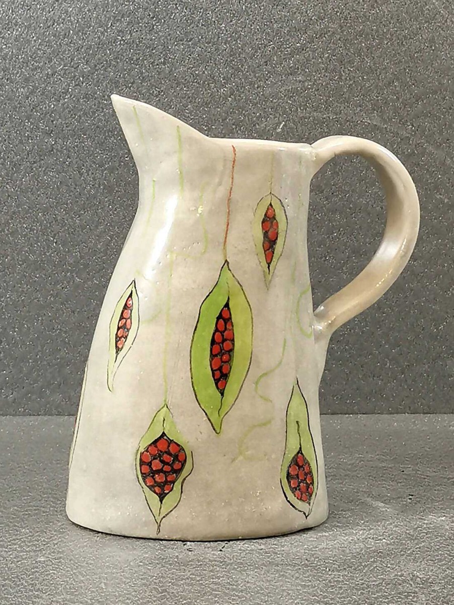 Ceramics & Pottery Kissed Frog Pottery | Seeds Of Happiness Jug