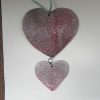 Ceramics & Pottery Down to Earth Ceramics | Stoneware 2 Heart Hanger