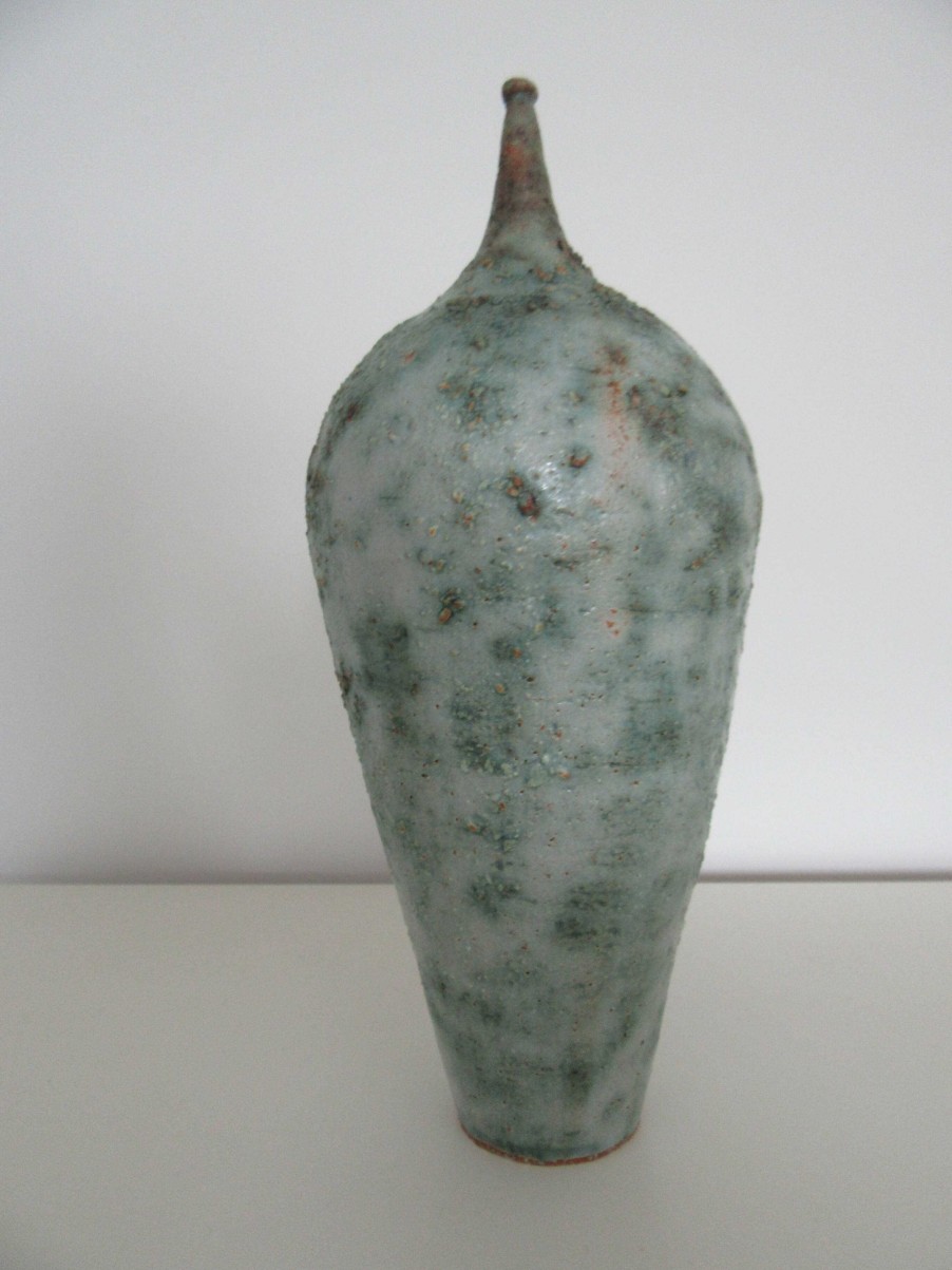 Ceramics & Pottery Down to Earth Ceramics | Grogged Stoneware Bottle