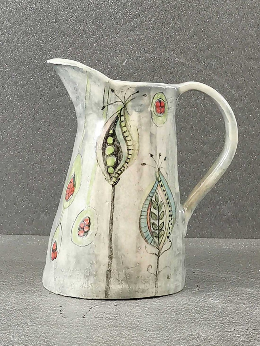 Ceramics & Pottery Kissed Frog Pottery | Seeds Of Love Jug