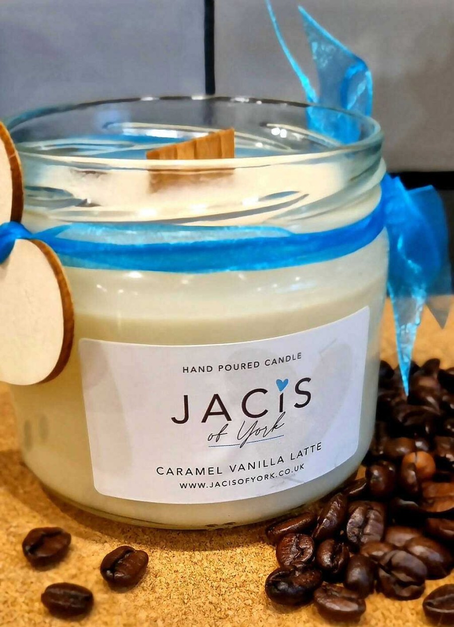 Gifts Jacis of York | Jacis Of York: Caramel Vanilla Latte 250Ml Scented Candle